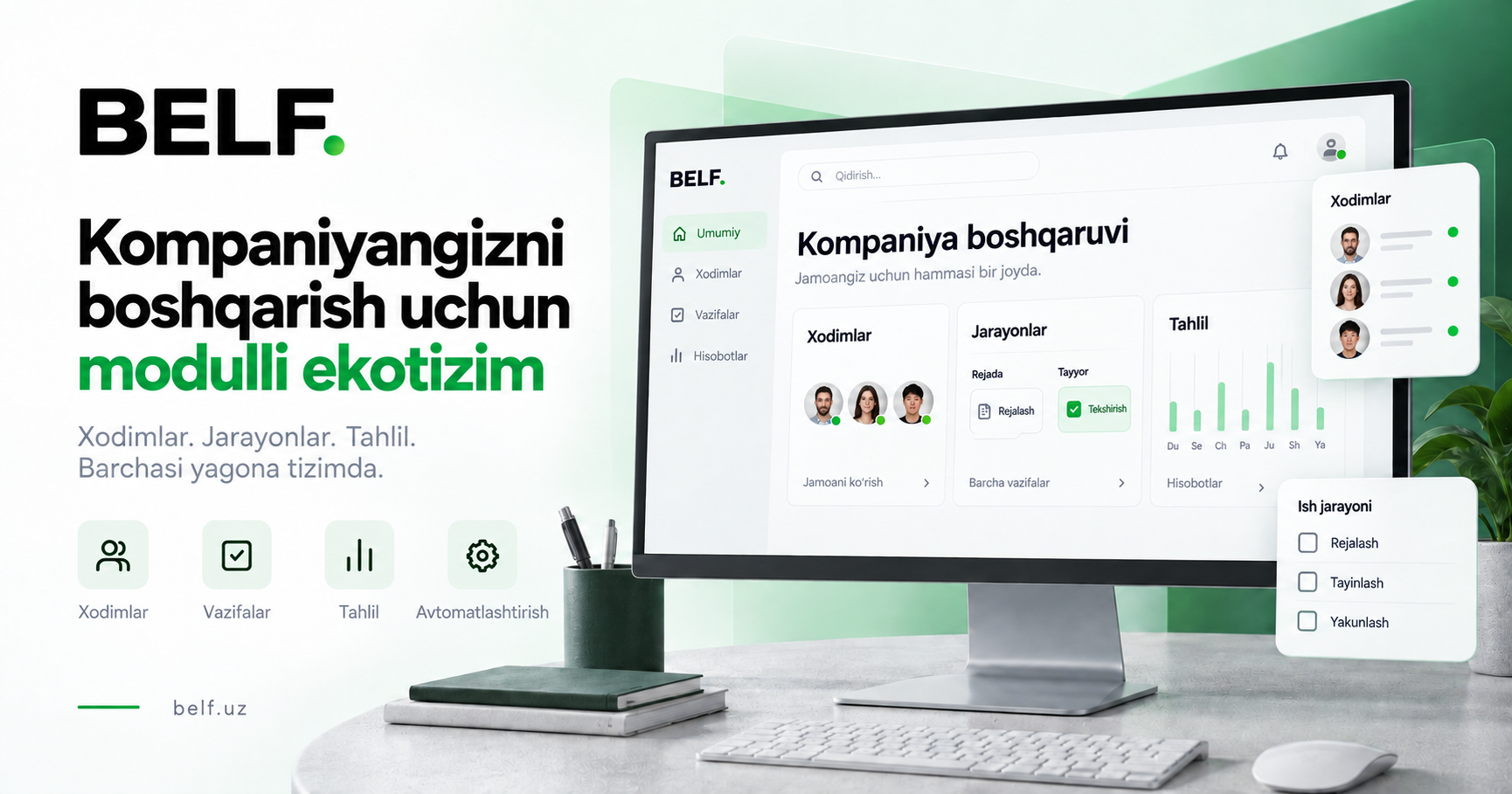 BELF’da joylashtirish va kirishni boshqarish — BELF